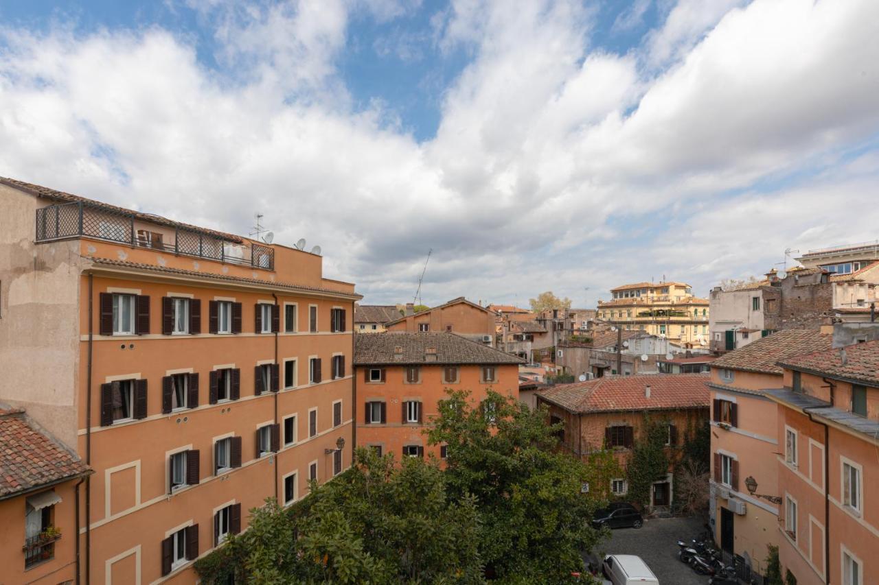 Amazing Penthouse With Terrace And Rooftop In Trastevere Róma Kültér fotó