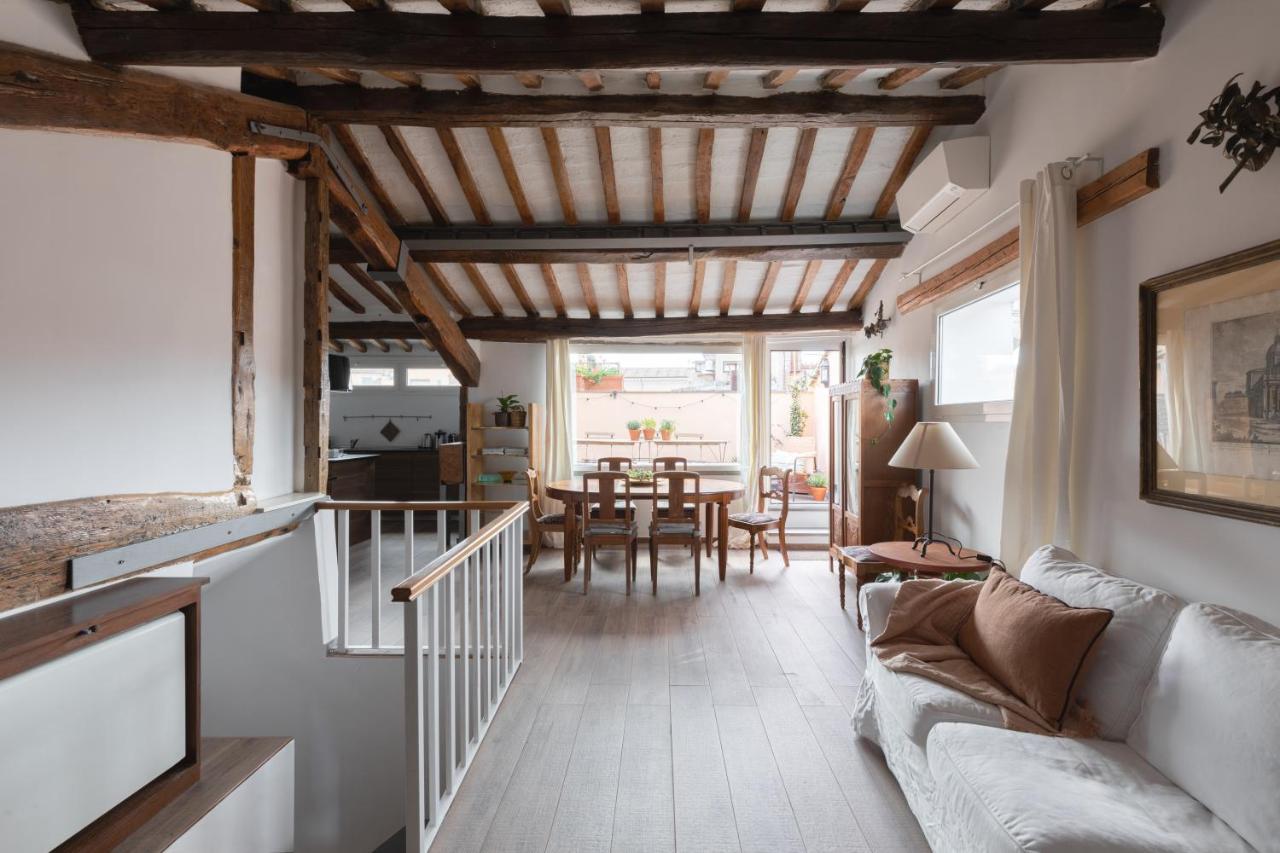 Amazing Penthouse With Terrace And Rooftop In Trastevere Róma Kültér fotó