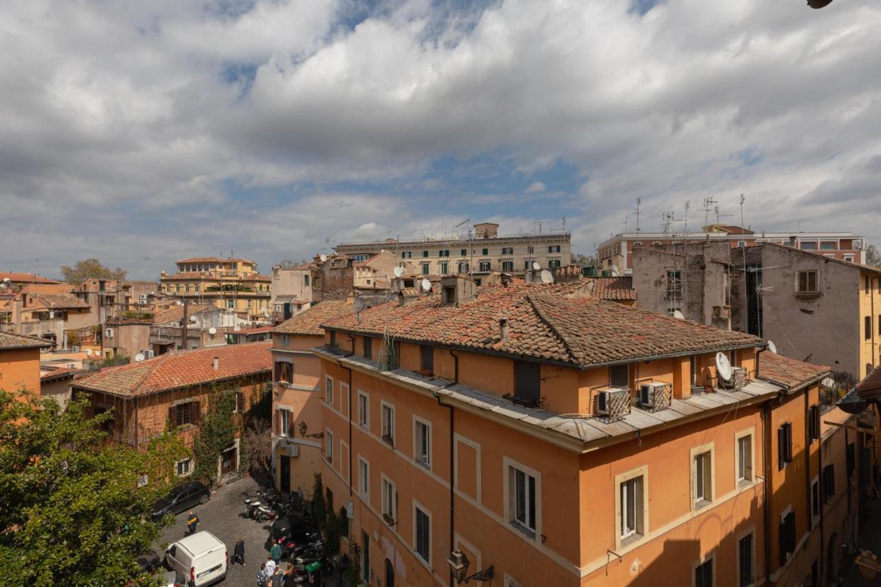 Amazing Penthouse With Terrace And Rooftop In Trastevere Róma Kültér fotó