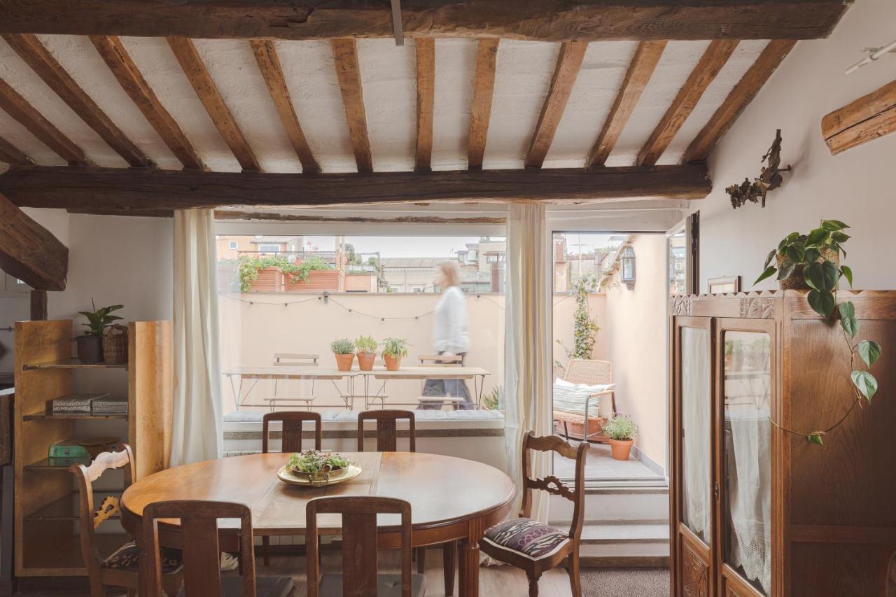 Amazing Penthouse With Terrace And Rooftop In Trastevere Róma Kültér fotó