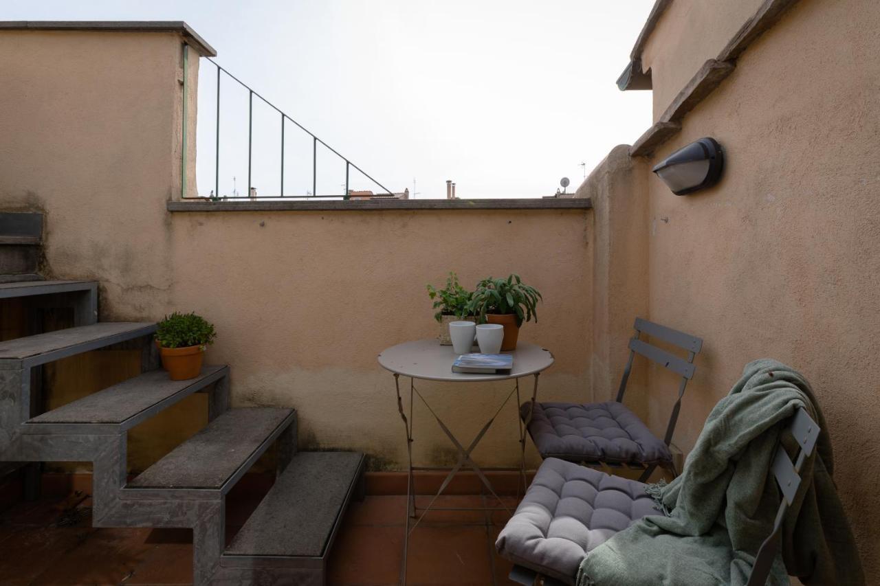 Amazing Penthouse With Terrace And Rooftop In Trastevere Róma Kültér fotó