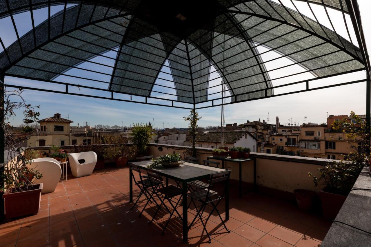 Amazing Penthouse With Terrace And Rooftop In Trastevere Róma Kültér fotó