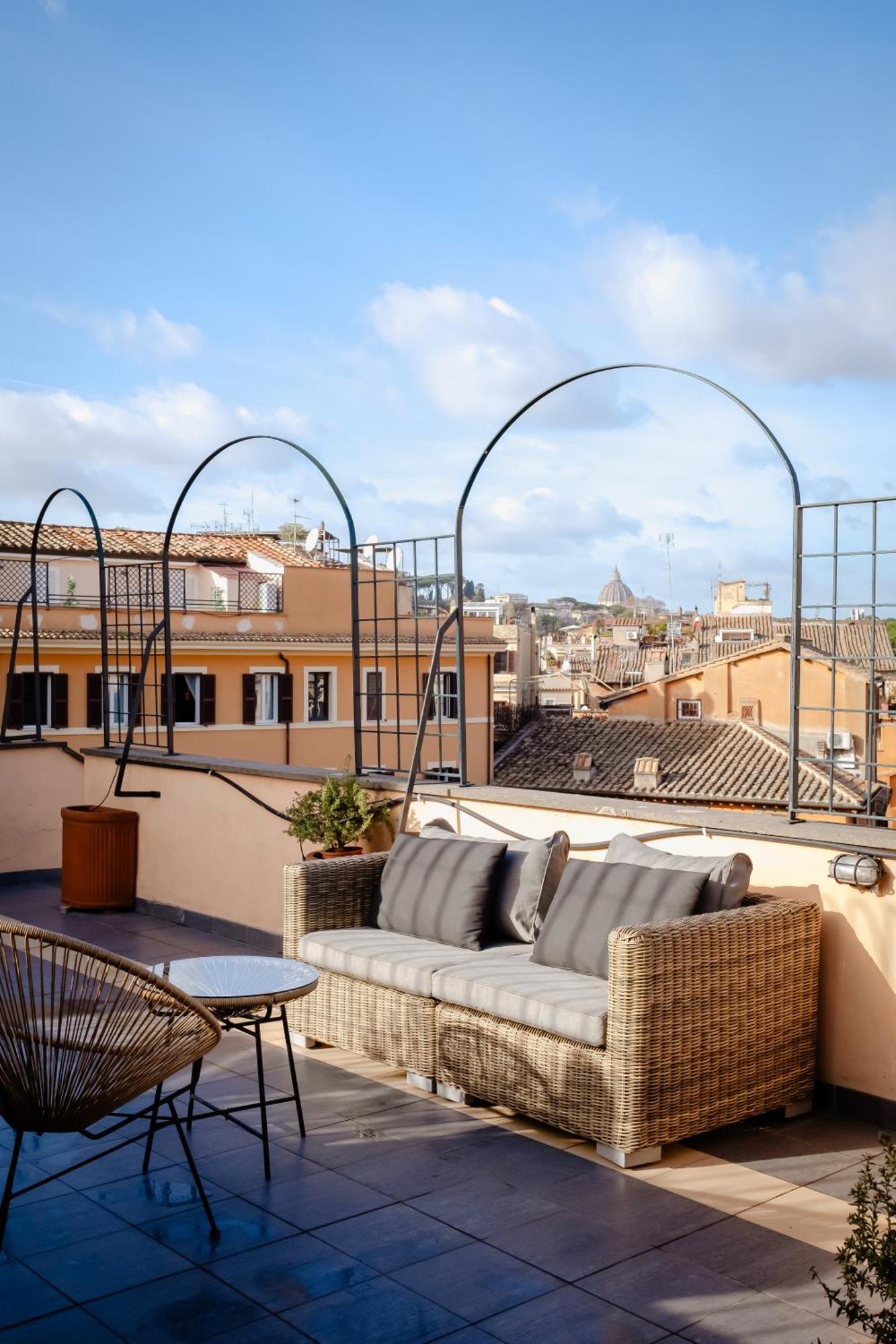 Amazing Penthouse With Terrace And Rooftop In Trastevere Róma Kültér fotó