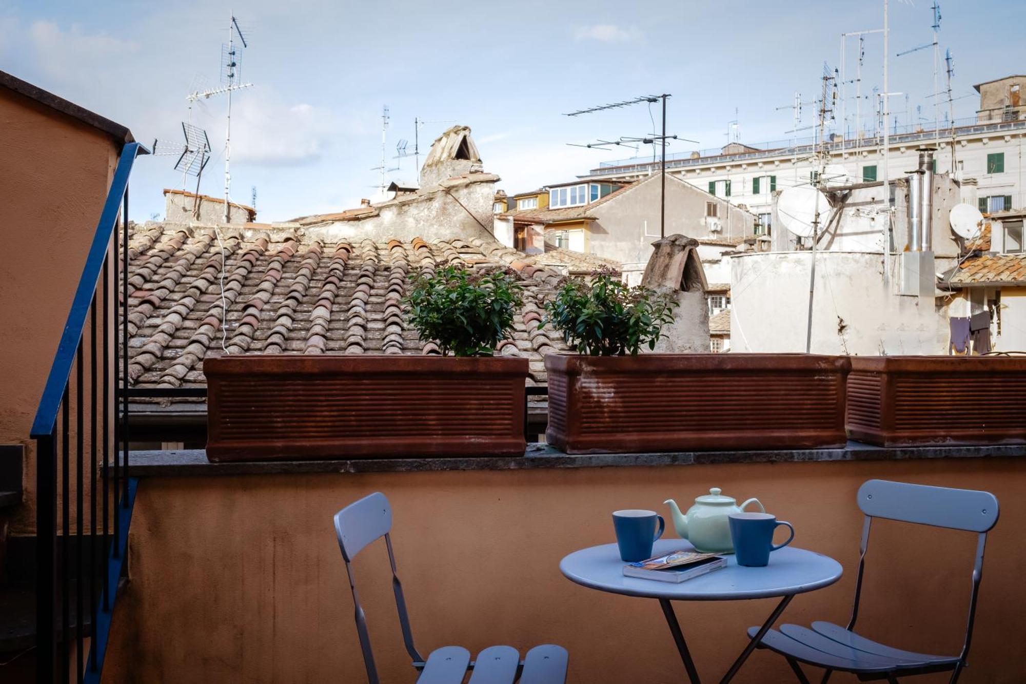 Amazing Penthouse With Terrace And Rooftop In Trastevere Róma Kültér fotó